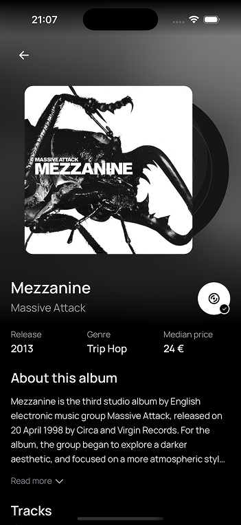 Veenyl album details, tracklist, preview, story, and lyrics